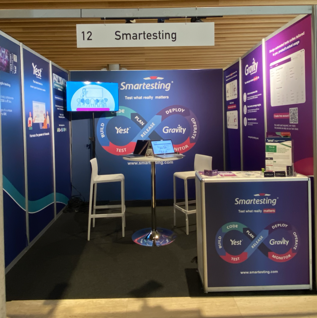 Eurostar Conference Smartesting Booth.