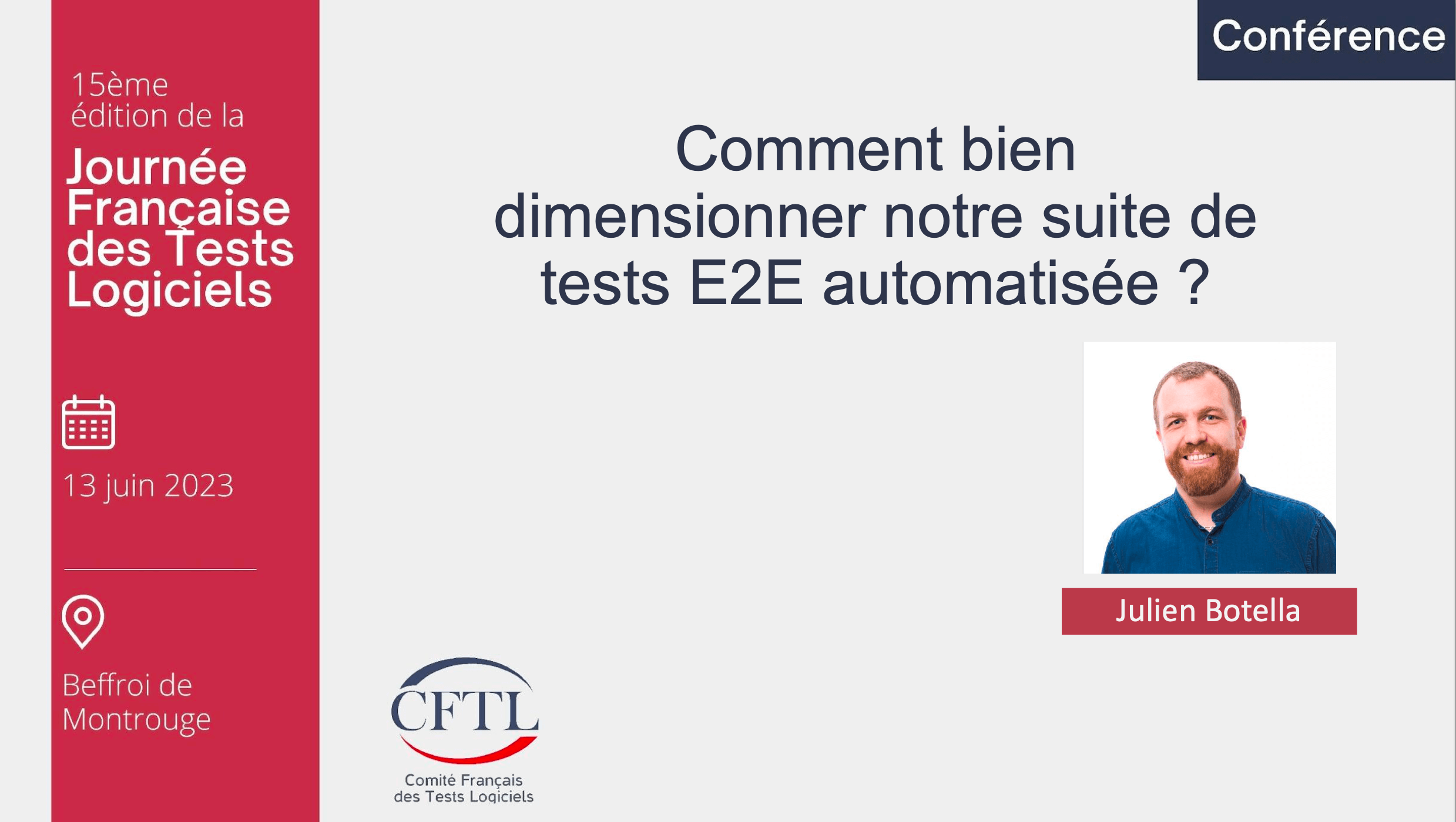 Comment bien dimensionner notre suite de tests E2E automatisée.