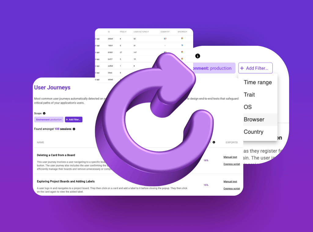 Gravity product update - User journeys